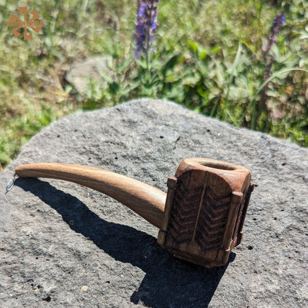 Thorin Oakenshield Pipe – Handcrafted Dark Walnut Smoking Pipe