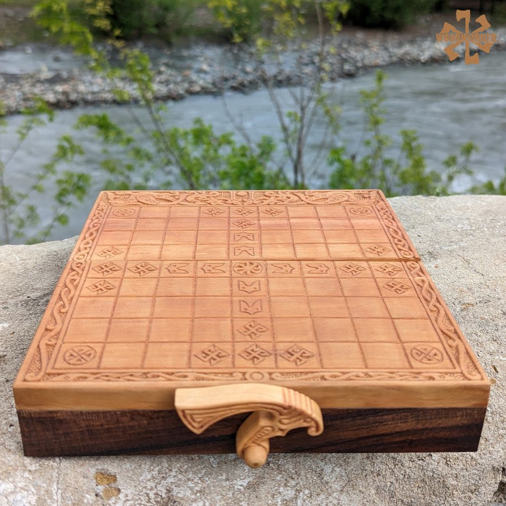 Handcrafted Tablut board game