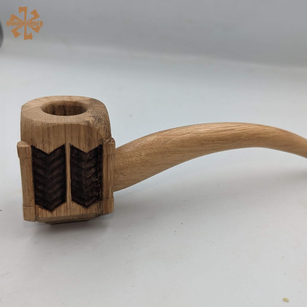 Thorin Oakenshield Pipe – Handmade Oak and Walnut Smoking Pipe
