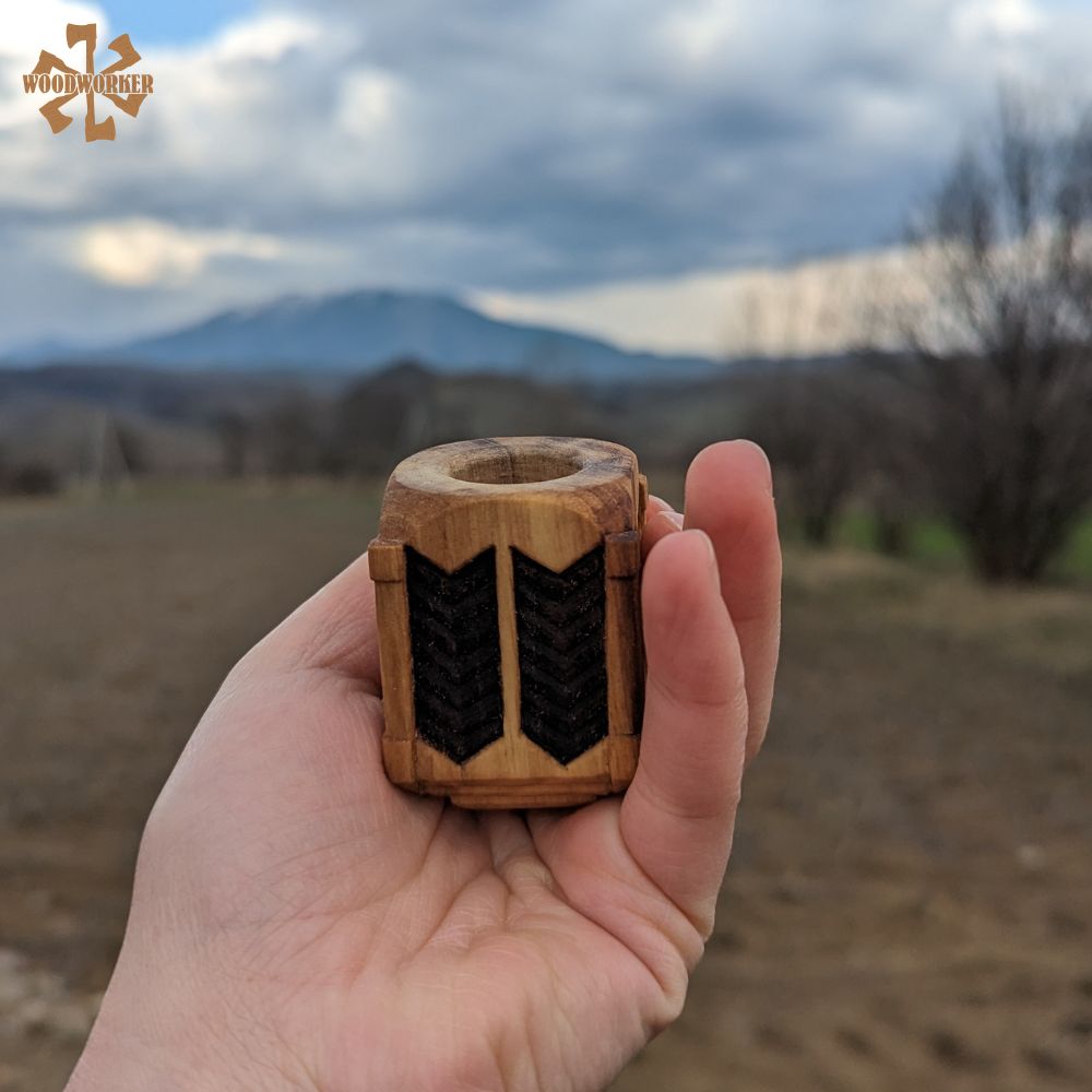 Thorin Oakenshield Pipe – Handmade Oak and Walnut Smoking Pipe
